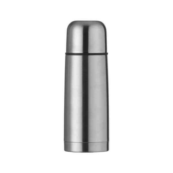 Garrafa Térmica Inox 350ml. Acompanha capa protetora de couro sintético com alça de nylon. - Image 4